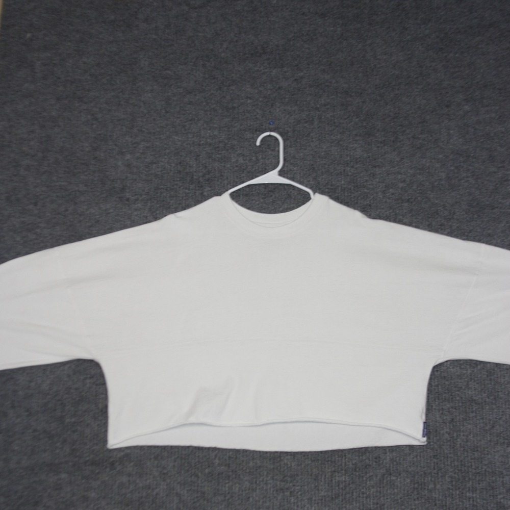 Spirit Jersey MGM Resorts Aria Las Vegas Cropped Shirt XL White Rhinestone Logo - Picture 2 of 6